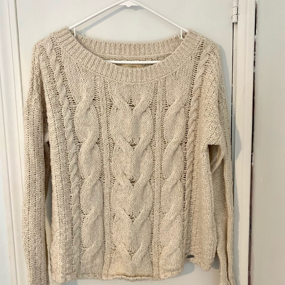 Hollister sweater. Cream color in size small